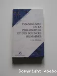 Vocabulaire de la philosophie et des sciences humaines vignette